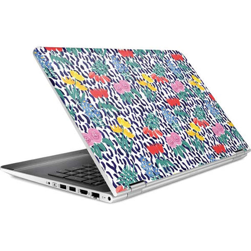 Bouffants and Broken Hearts Bouquets Print HP Pavilion Skin